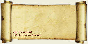 Jana Rajak vizit kartica